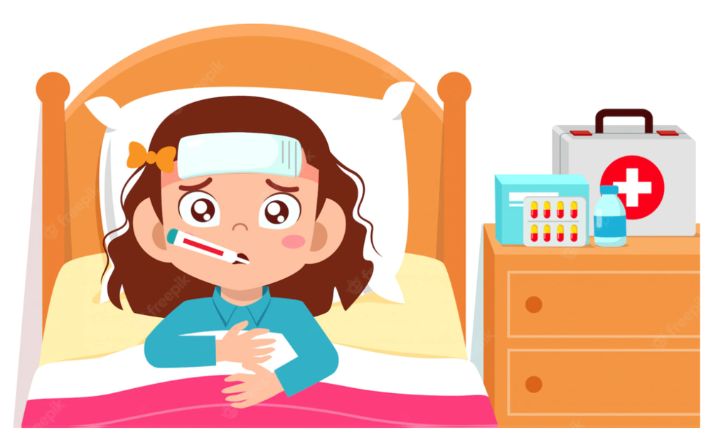 sick child image